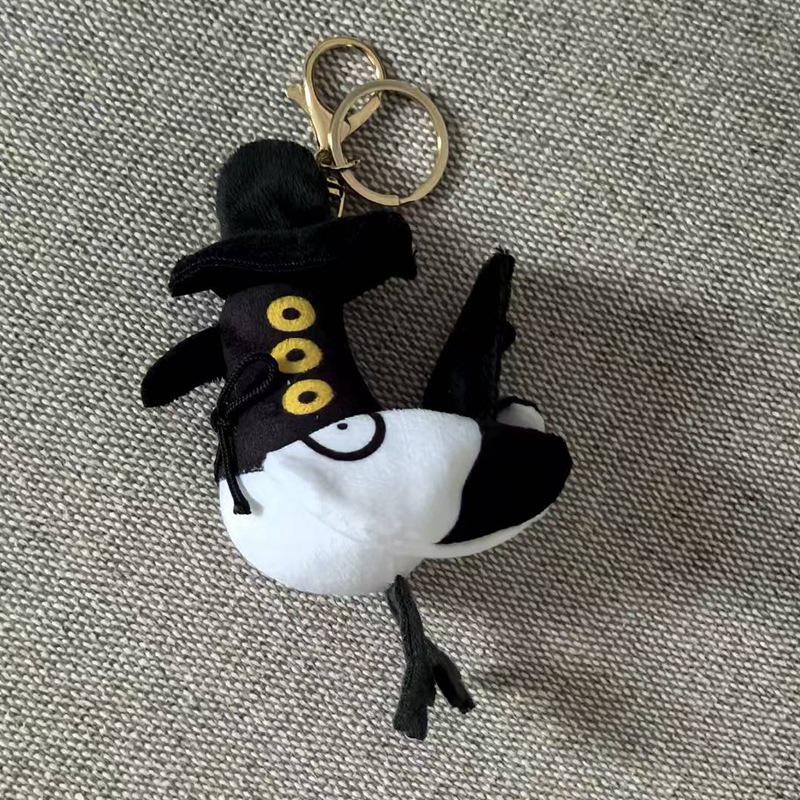 K-POP Demon Hunter Girl Group Tiger Derpy Plush Keychain