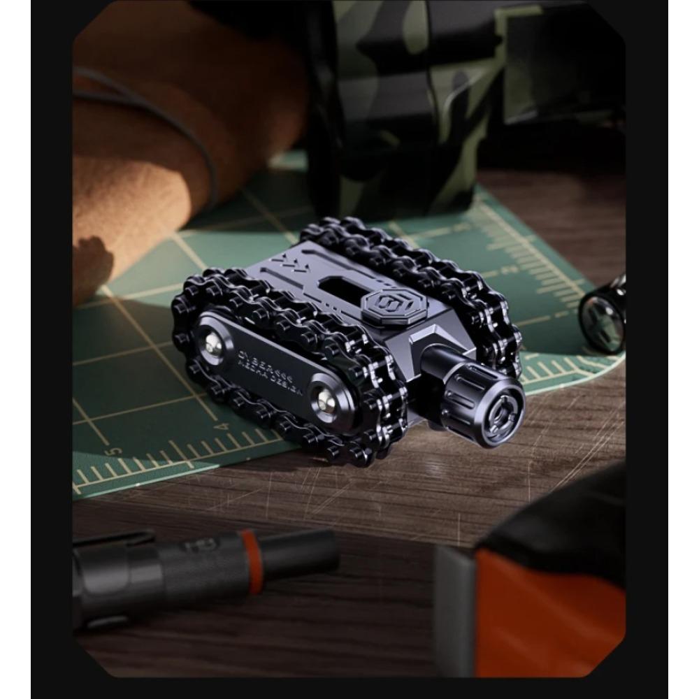 Metal Rotating Tank Fidget Toy - Tactical Magnetic EDC Stress Reliever & Spinner | Cool Military Gift for Kids Fidget Toy Edc