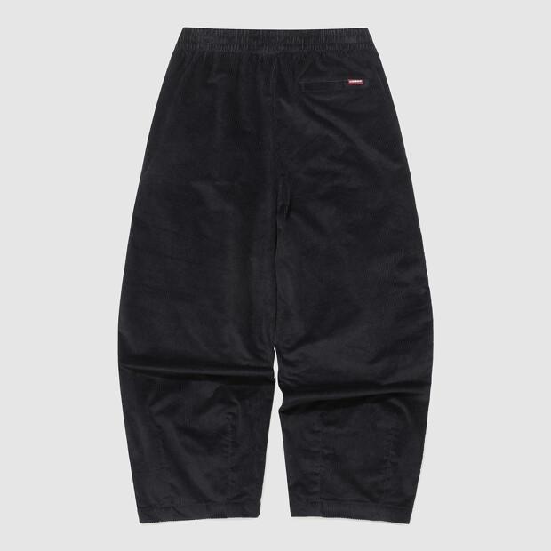 UMBRO Corduroy Wide Balloon Pants Black Uq323Cpt94 (A Type)