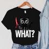 New Cat What Printed T Shirt Women Men Teens Fashion Hip Hop Harajuku Casual Short Sleeve Tops Tees
