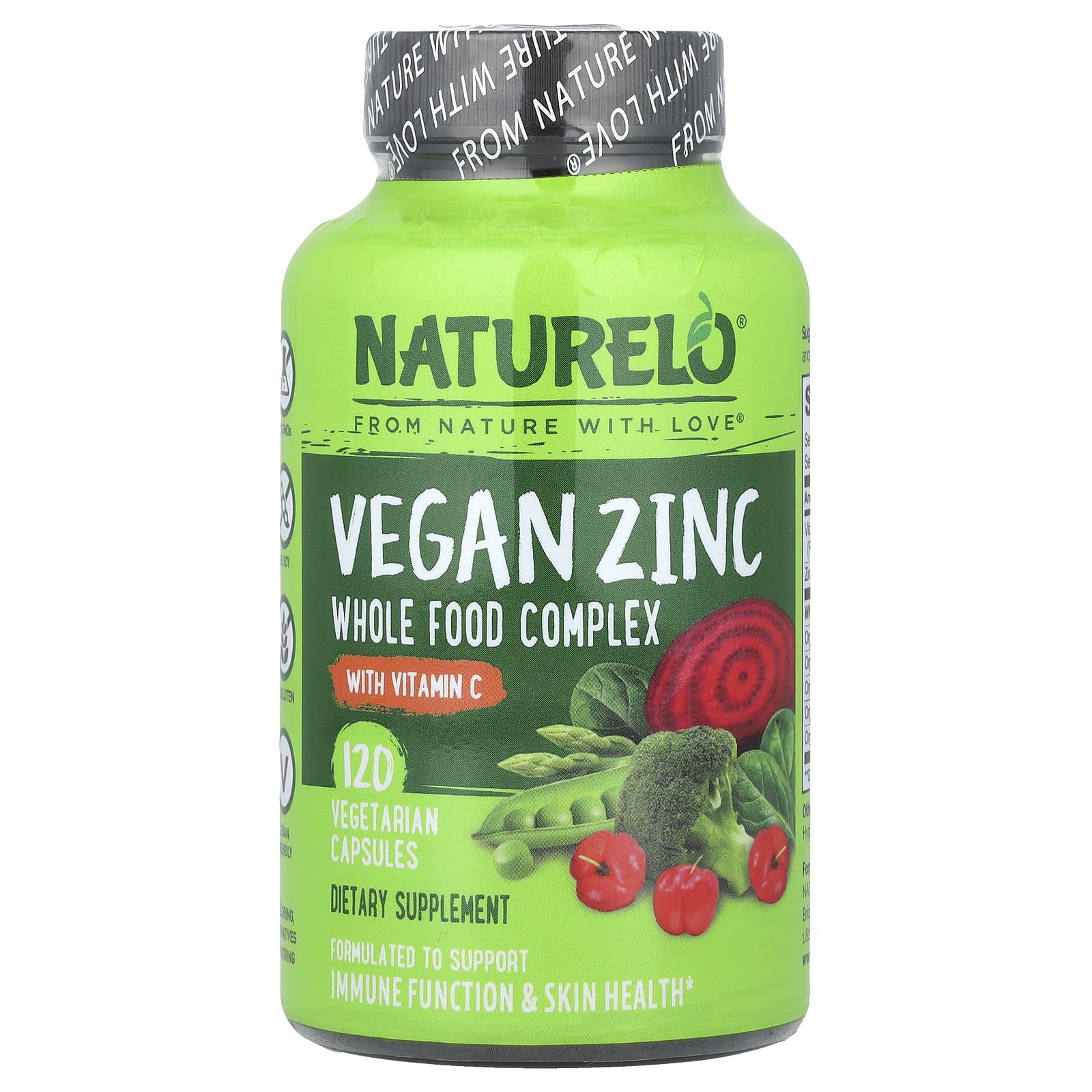 

Vegan Zinc with Vitamin C, 120 Veggie Capsules