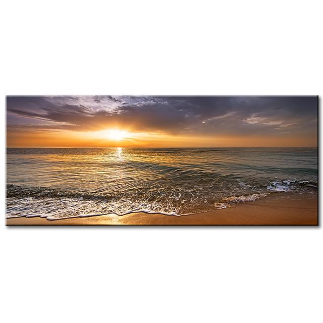 Beach Sunset Wall Art Posters Large Landscape Canvas Painting Print Nordic Forest Trees Wall Decoration Picture For Home Decor