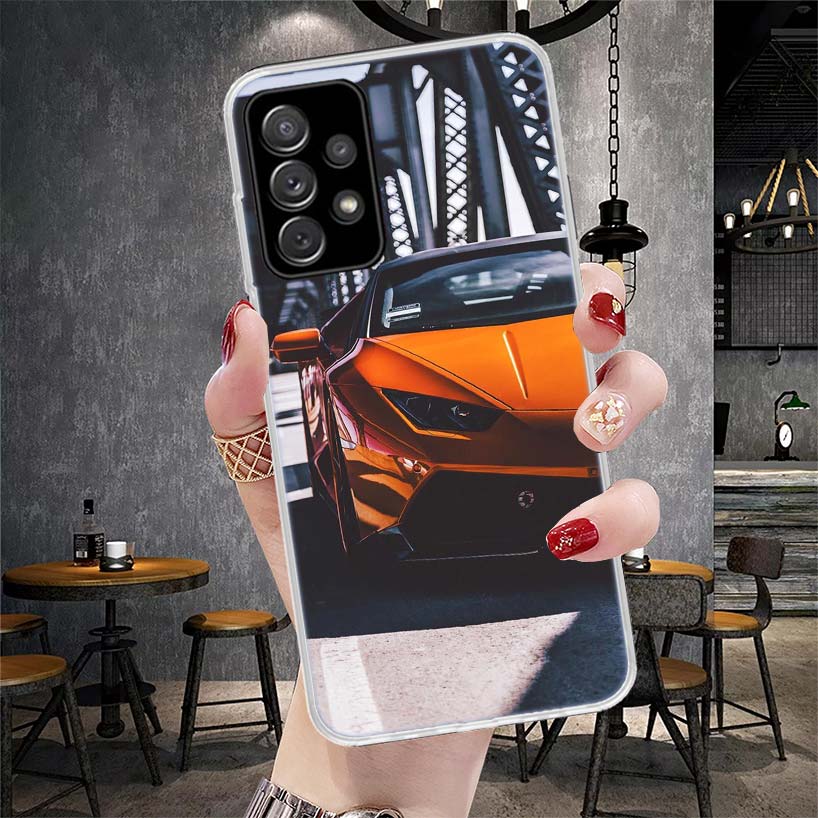Sports Cars Male Men Soft Phone Case For Samsung Galaxy A13 A14 A15 A16 A17 A53 A54 A55 A56 A57 A33 A34 A35 A36 A37 A23 A24 A25