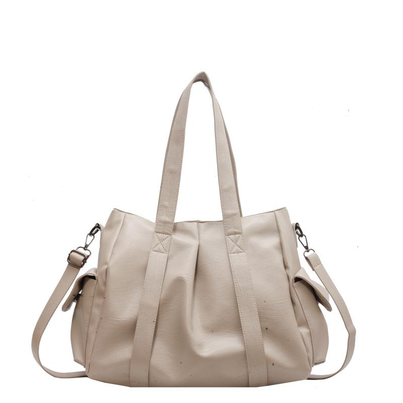 Fashion Shoulder Bag for Daily Commuting, Large Capacity Tote, Cross-body Style, Soft Leather Bag for Europe and America, Suitable for Travel