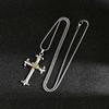 Hip Hop God's Eye Men's Cross Pendant Old Personality Niche Necklace Pendant Hip Hop Style