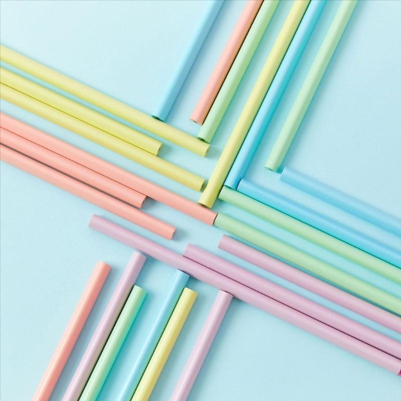 30 Pcs Drawing Pencils Triangle Pencils With Eraser Macaron Color Pencils School Supplies For School Office Sketching