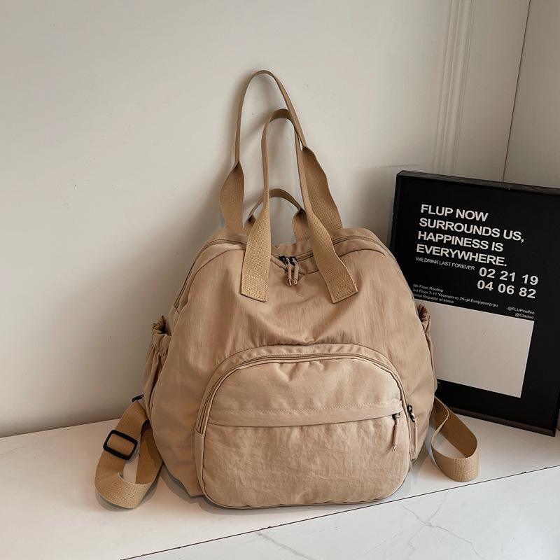 2025 Autumn New Large-capacity Backpack Women's Casual Versatile Lightweight Travel Bag Fashionable High-value Messenger Bag