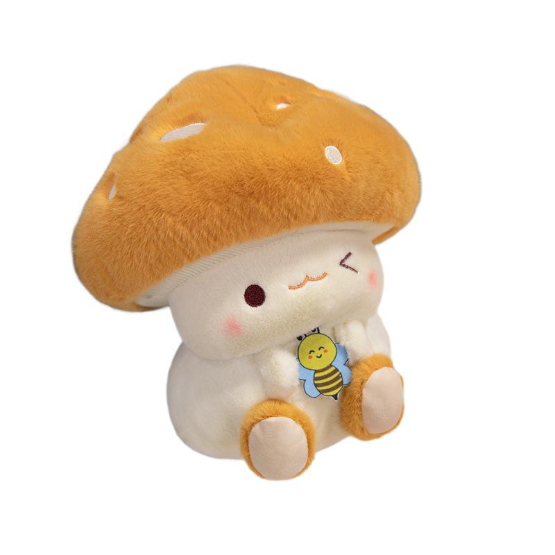 Internet Celebrity Mushroom Plush Toy - Cute Shiitake Doll Gift