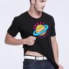 Summer Top Mens T Shirts Harajuku Casual Clothes Short Sleeve Fashion Astronaut Printed O Collared Tshirts Fashion Soft Pullover
