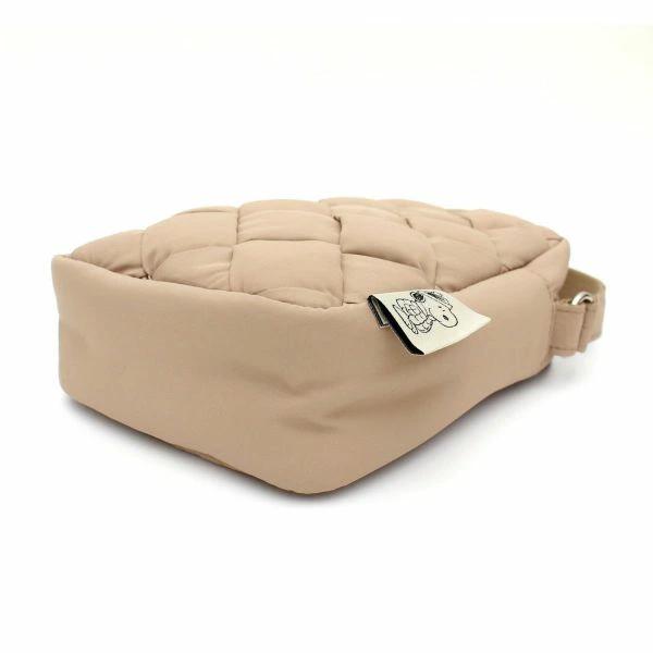 Snoopy Mini Shoulder Puffer Beige Pochette