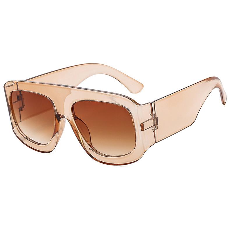 New Vintage Large Square Sunglasses Women Men Rectangle Sun Glasses Female Eyewear  for Male Female Eyeglasses