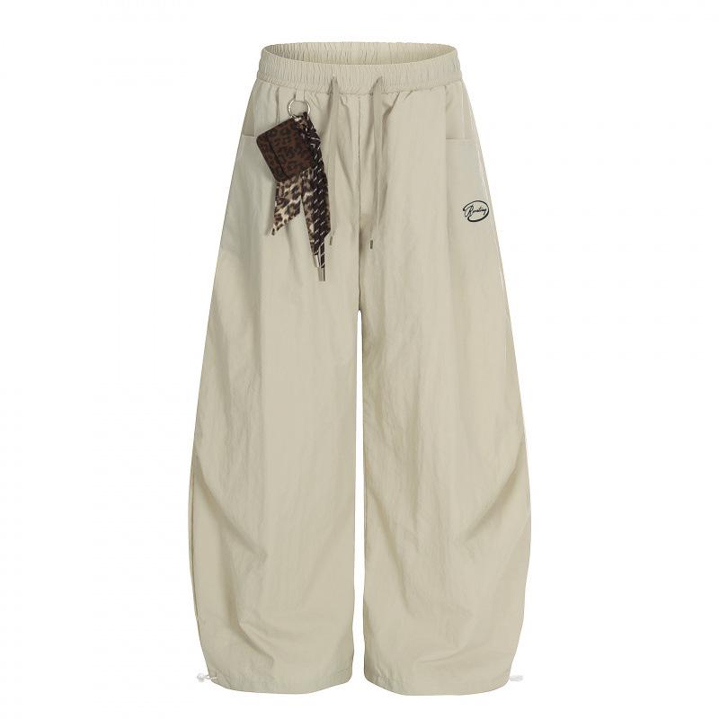 Guan Qu Spring 2026 Women s Retro Loose Casual Trousers Extra Large