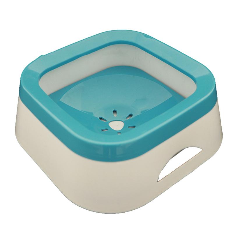 Dog Drinking Water Bowls 1000ml Large Capacity Floating Non-Wetting Mouth Cat Slow Anti-Overflow Water Feeding Dispenser