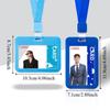 Card Door Card Lanyard Card Holder Simple Card Case Horizontal Card Protector Vertical Card Cover
