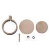 10 st Mini Ring Broderibåge Trä Korsstygnbåge för Ram Hantverkspresenter 30 mm x 25 mm