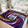 Anderlecht FC Design Crystal Velvet Carpet Cozy Non?Slip Printed Rug For Bedroom Living Room Entrance