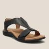 Nuove sandali con plateau taglia grande suola spessa tacco zeppa scarpe da donna fibbia a velcro con sandali a bocca di pesce