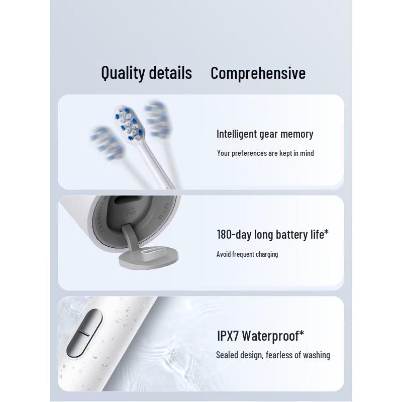 Midea S1PX Sonic Electric Toothbrush CN plug (adapter included)