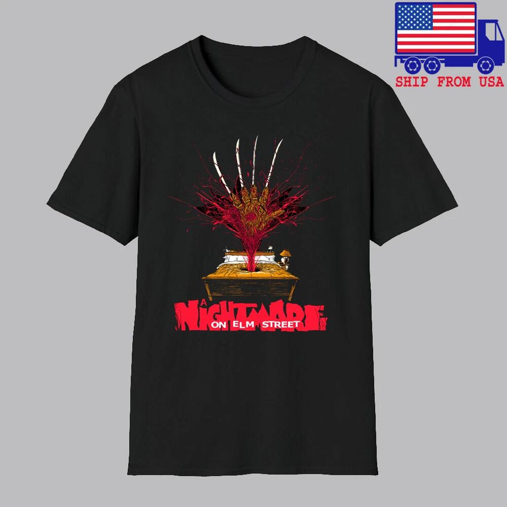 Nightmare On Elm Street Horror Movie Men s Black Size S-5XL S