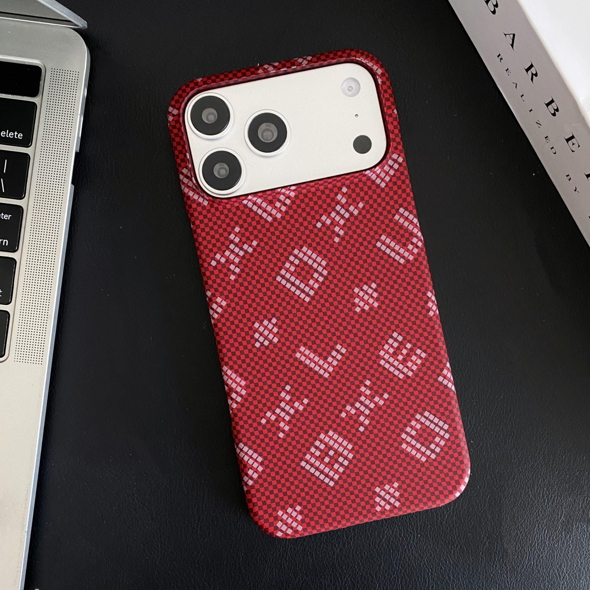 

Kevlar Pattern Magnetic Case for iPhone 17 Pro Max - Apple High-End Feel Case 13