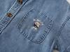 Boys' Handsome Summer 2026 Denim Short-Sleeved Shirt