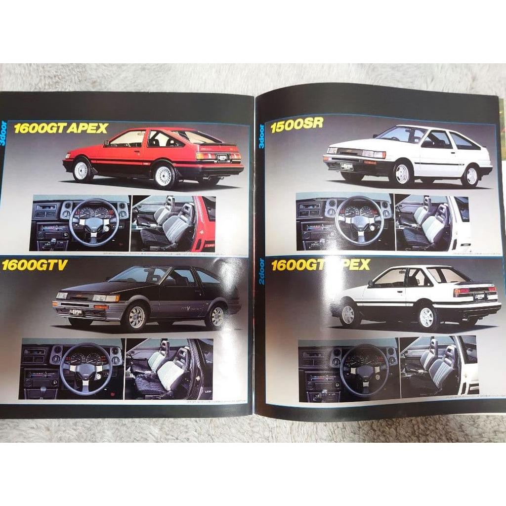 Used AE86 Corolla Levin Catalog, Original, May 1985