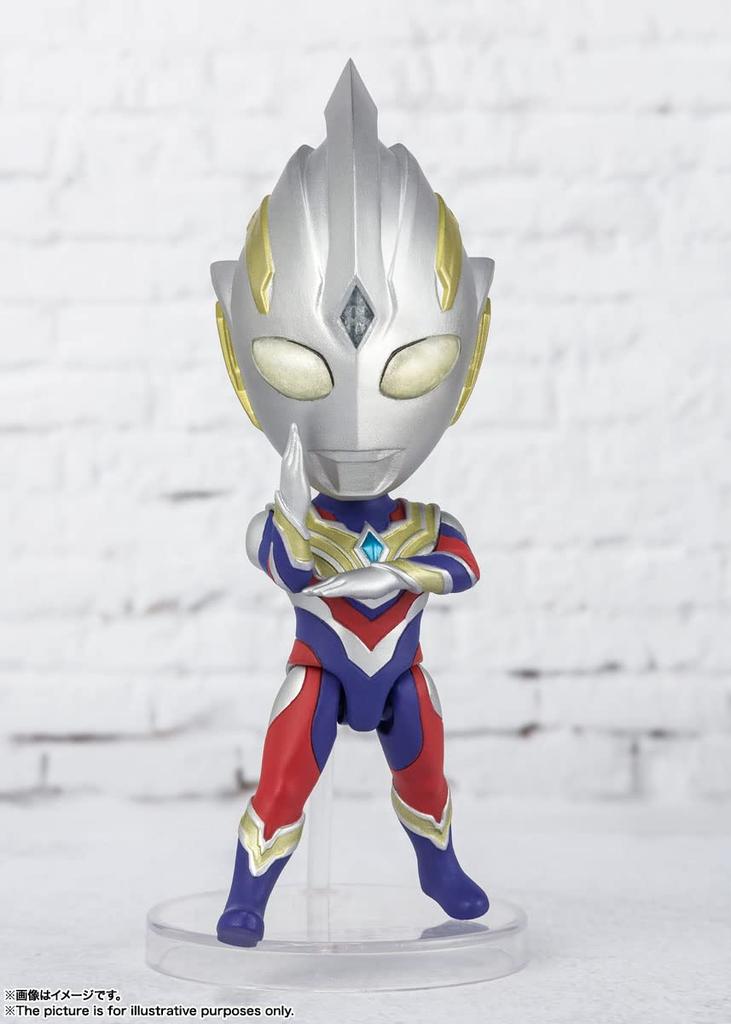 Figuarts mini Ultraman Trigger Multi-Type, Approx. 90mm PVC & ABS Painted Movable Figures (x 2)