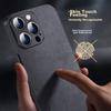 IPhone 12 Pro Case, Apple 12 Pro Protective Cover, Shockproof Full Lens Protection Soft, Simple Luxury Outer Casen, Leather Case in Black