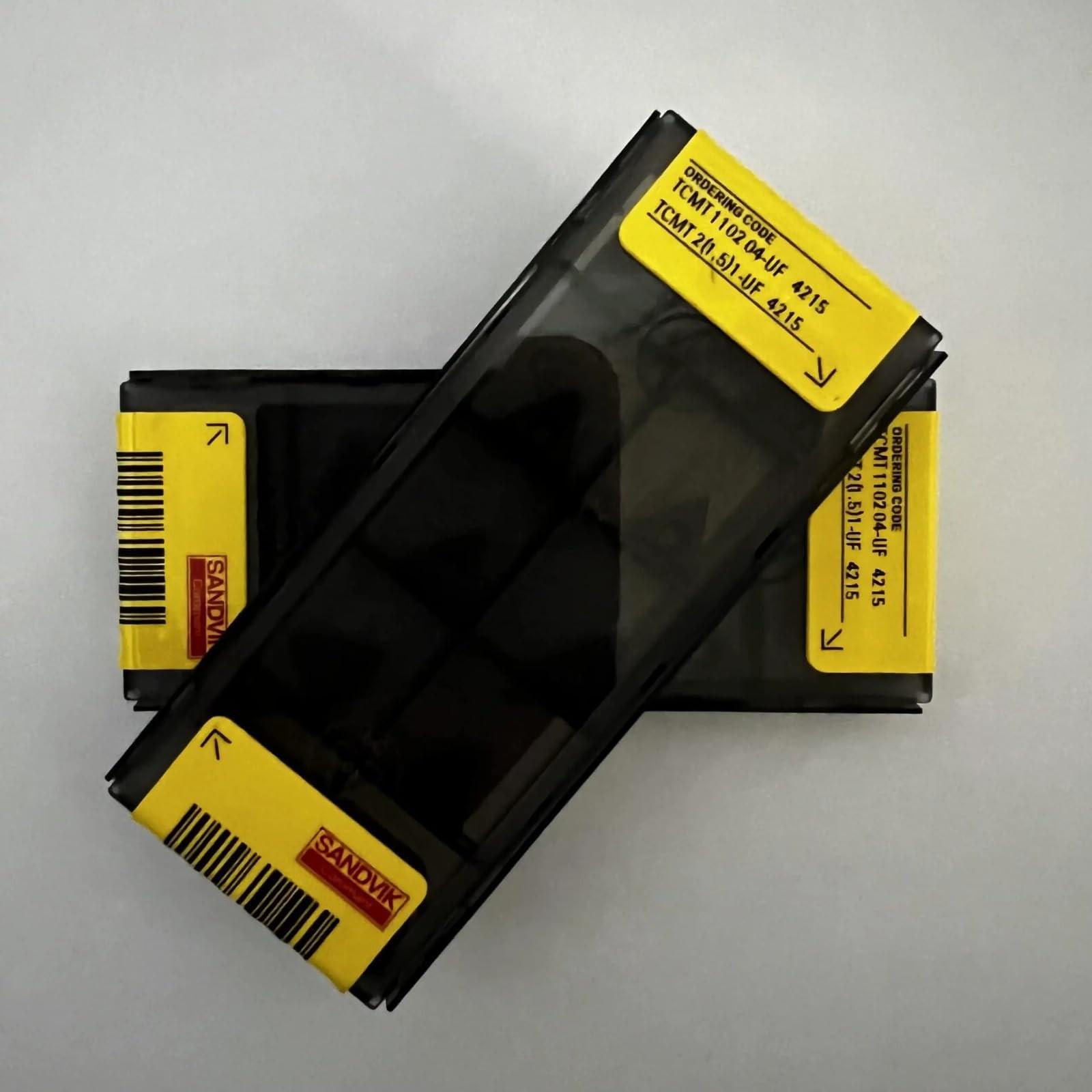 

Original Sandvik / TCMT110204-UF 4215 / CNC lathe carbide blade 10 PCS
