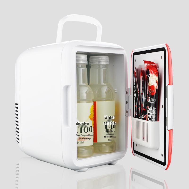 Upgraded Large-Capacity Mini Car Refrigerator for Home and Auto Use, Ideal for Small Cars - Cooling and Refrigeration Only