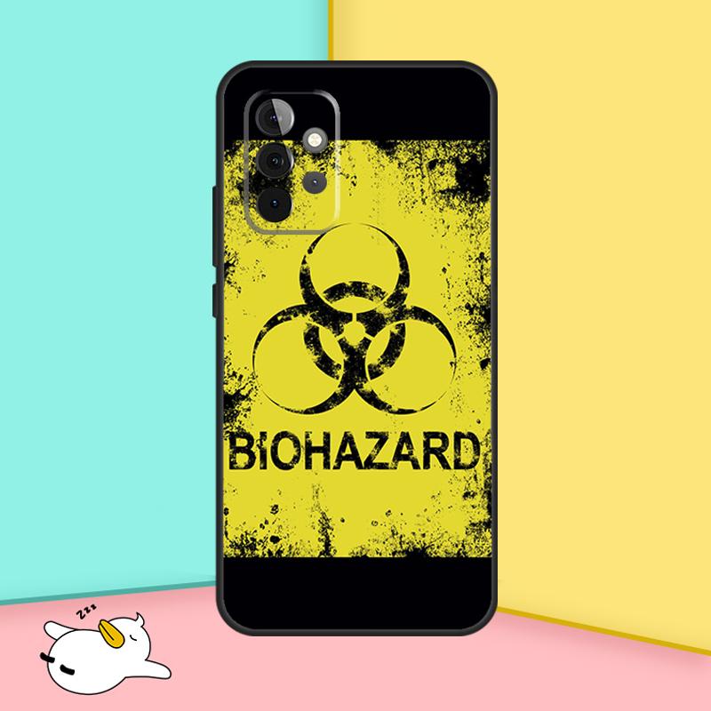 Biohazard Symbol Logo Cover For Samsung Galaxy A53 A33 A13 A12 A32 A52 A14 A34 A54 A15 A25 A35 A55 A71 A51 Case