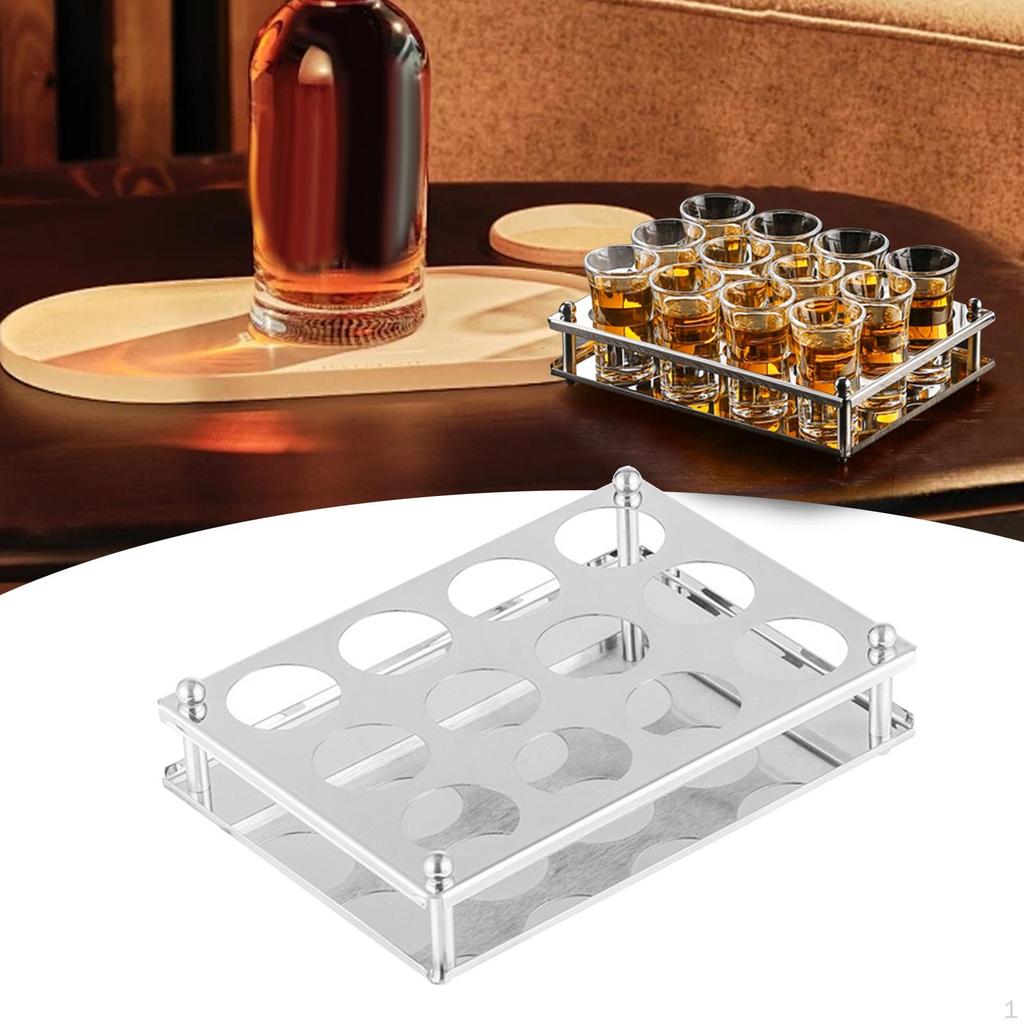 Porte-verres Présentoir Résistant à la Rouille Multi-trous Organisateur de Tasses 6/12 Trous pour Table de Cuisine