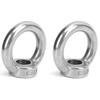 2pcs Eye Nuts Stainless Steel Lift for Ocean Industry Yachts Speedboats Motor Boats Passenger