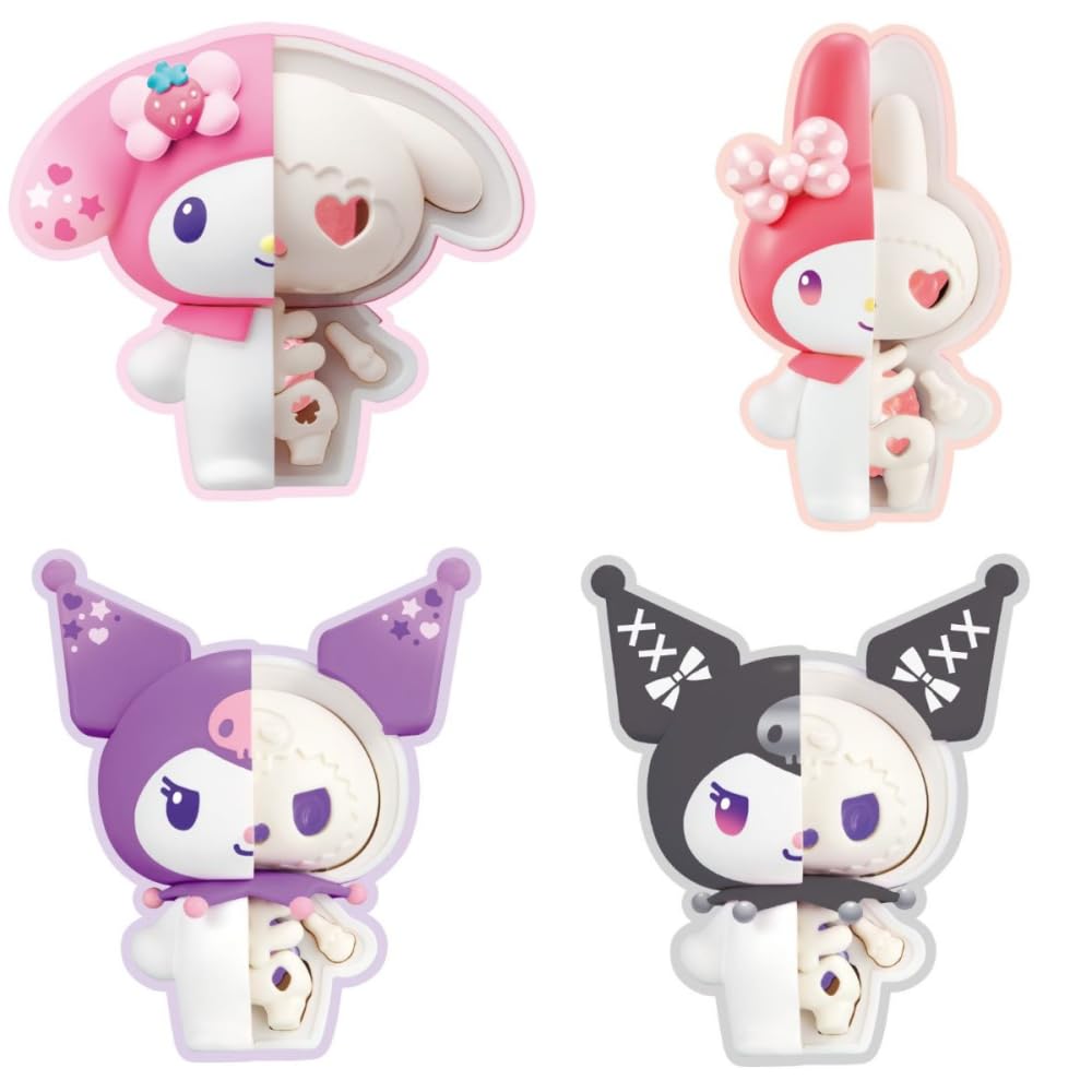 MegaHouse Disassembly Puzzle FANTASY Sanrio Characters My of Recommended 15 and Up MelodyKuromi (Box 4) Ages