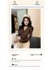 Women's Spicy V-Neck Hollow Turtleneck Long Sleeve Waist-Cinching Top