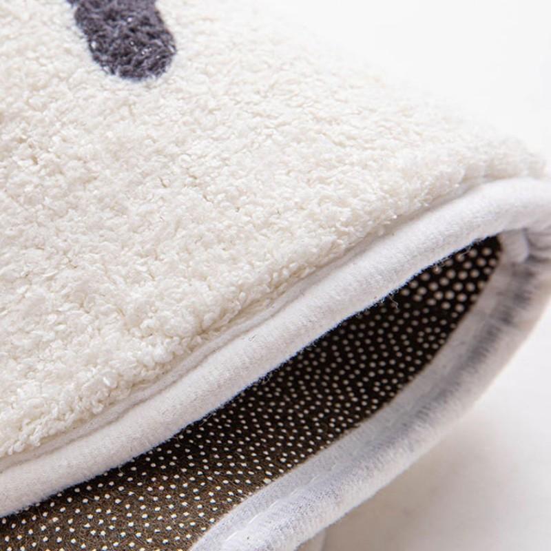 Minimalist Living Room Decoration Black White Carpet Large Area Bedside Rug Fluffy Soft Plush Floor Mat Luxury Rugs for Bedroom