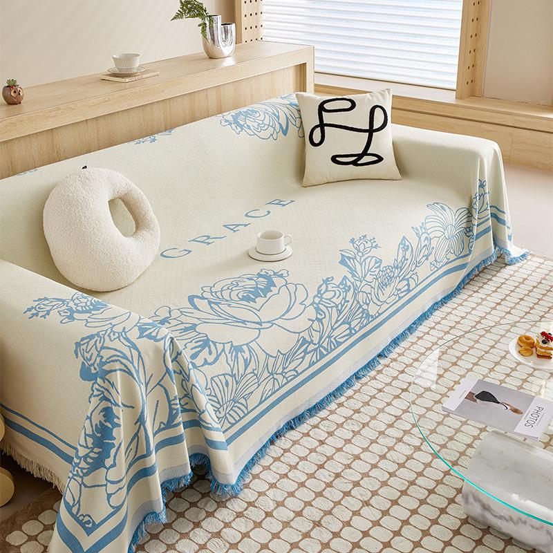 Square Sofa Cover Cloth All Inclusive Universal Dustproof All Season Blanket Cover
