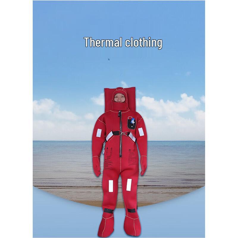 OLOMM Marine Thermal Immersion Survival Suit Type I One Size