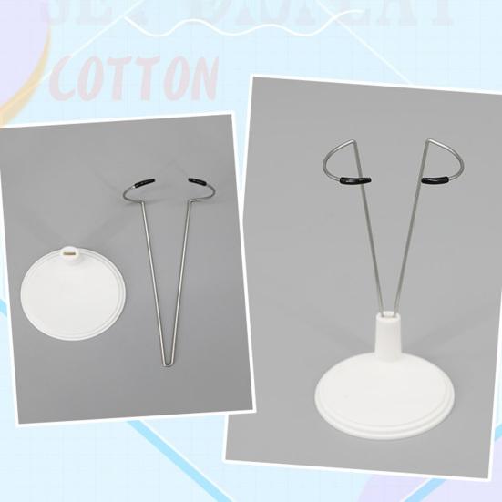Doll Display Stand Expandable Wire 4-8 Inches Dolls Holder Heavy Duty Universal Action Figure Display Rack Doll Accessories
