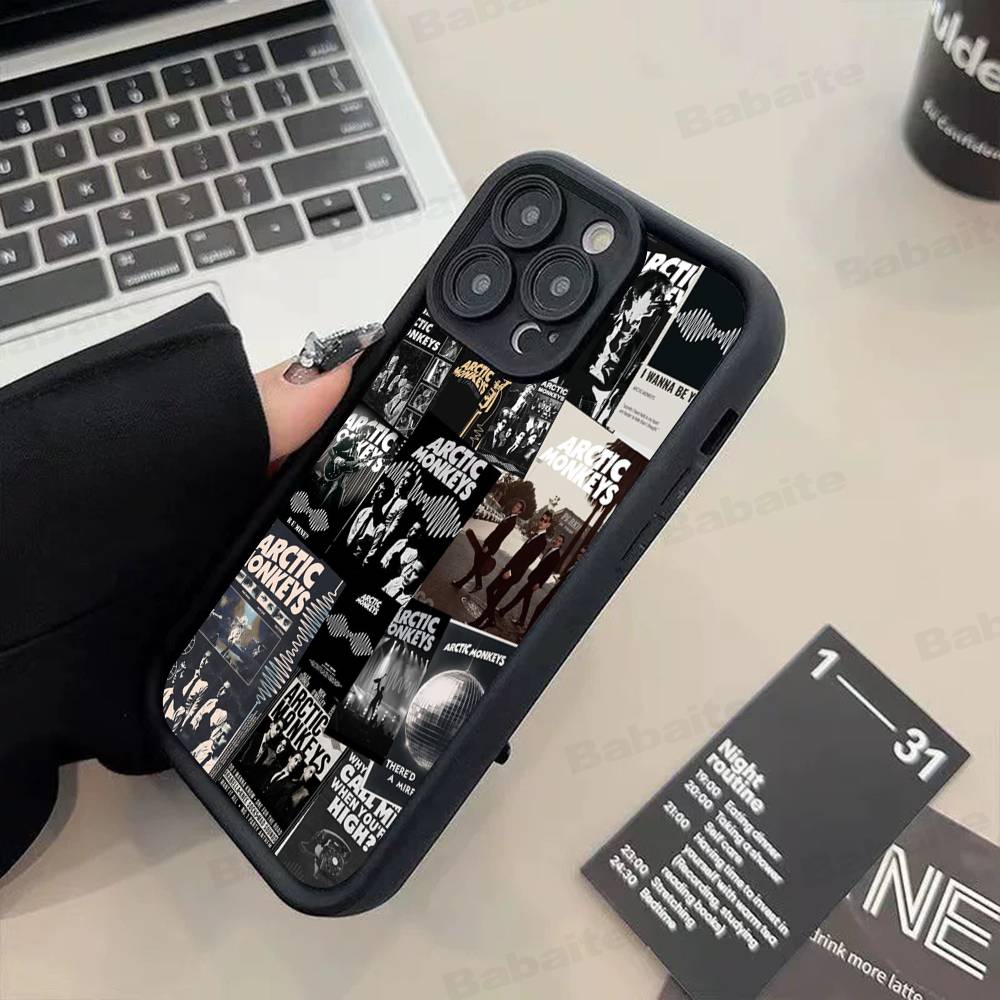 Hot A-Arctic M-Monkeys Band Phone Case For IPhone 17 16 15 14 13 12 11 Pro Max 16E Plus INS Soft Cover