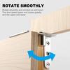 Stainless Steel Pivot Heavy Duty 270 Degree Rotating Shaft Wooden Door Hinge Shaft Murphy Positioning Door Shaft Hidden Axis