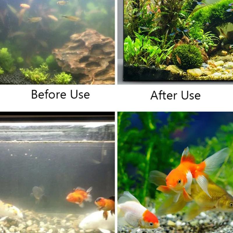 Double Head Sponge Filter for Fish Tank Cleaning Purifying Water Quality Pneumatic Filter Silent Aquarium Supplies Accessories