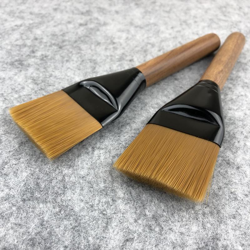 Cleaning Brush Wood Handle Tools Car Interior Detailing Air Outlet Interior Dust Removal Brushes Clean Tools
