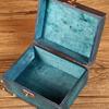Lockable Decoration Wooden Box Retro Wood Treasure Box Household Jewelry Storage Case  Rings