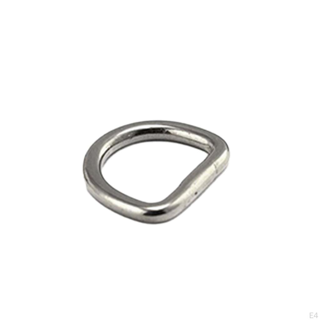 5 sztuk metalowych klamer typu D, niespawanych zapięć klamrowych do pasków toreb