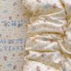 Small fresh A aerobic knitted double-layer yarn bed cover 4pcs set, skin-friendly small floral maternal and infant grade single bed cover