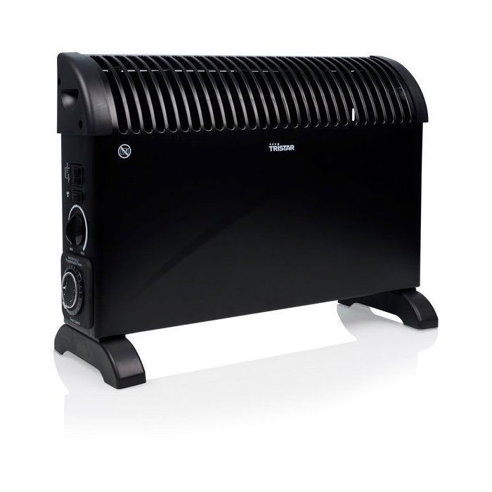 Tristar KA-5104 Radiateur convecteur mobile – 3 niveaux – Minuteur – 750/1250/2000 W – Thermostat réglable – Turbo