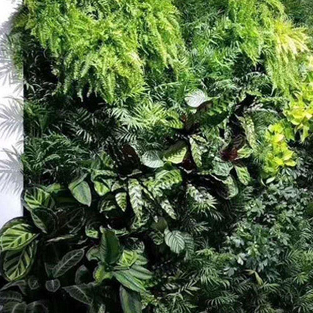 DIY Artificial Plant Wall Panel Sunflower Simulation Maple Plant Sheet  Living Room