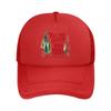 Humorous Watercolor Holiday Forest Q  Mesh Baseball Cap Hip Hop