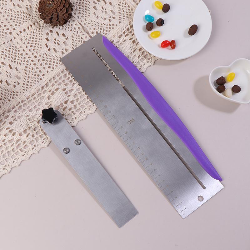 Adjustable Cake Scraper Cakes Comb Baking Crisp Corners Cake Edge Smoother Stainless Steel Kitchen Accessories Diy Baking Tools